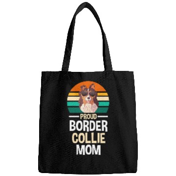Discover Womens Proud Border Collie Mom Border Collie Bags