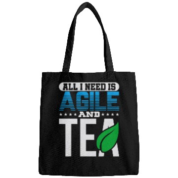 Discover Tea caffeines Scrum Agile Project Management Funny PM Coach Bags