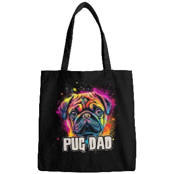 Discover Mens Pug Dad Dog Bags