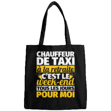 Discover Retirement taxi driver funny gift Bags