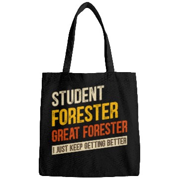 Discover vintages Funny Forestry Student Great Forester Bags
