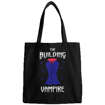 Discover The Building Vampire Halloween Construction Worker Bags