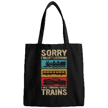 Discover Retro Wagon Train Lover Model Railroad Conductor Funny Train 24 Bags
