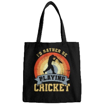 Discover vintages Cricketer Saying BatandBall Game Bags