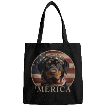 Discover Rottie Dog Mom Dad Merica Rottweiler Bags