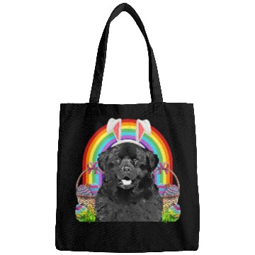 Discover Newfoundland Dog Easter Bunny Egg Hunt Bags
