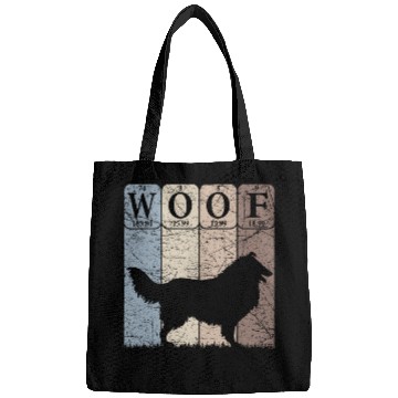 Discover Rough Collie Periodic Table Elements Rough Collie Dog Lover 5 Bags