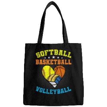 Discover Softball Basketball Volleyball Player 2 Bags