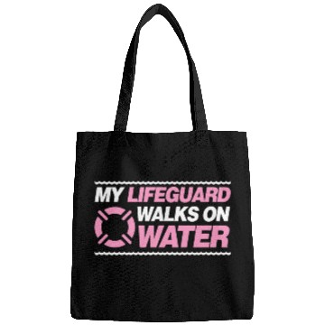 Discover My Lifeguard Walks On Water Funny Christian Lifeguard Pool Bags