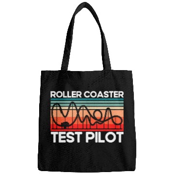 Discover Amusement Park Roller Coaster test Pilot Rollercoaster Bags