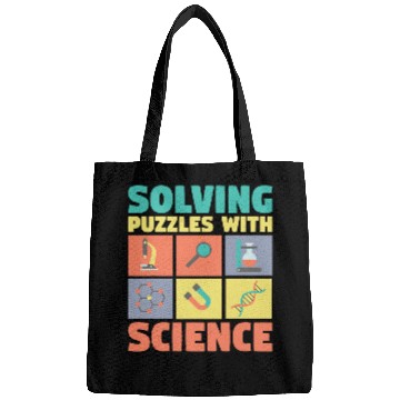 Discover Solving Puzzles with Science Physics Chemist Geek Bags