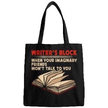 Discover Writers Block Funny Writer Published Author Writing Lover 1 Bags