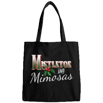 Discover Mistletoe and Mimosas Christmas Party Holiday Novelty Bags