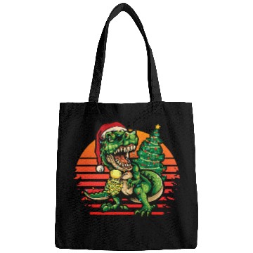 Discover xmass Dinosaur TRexs Tree Christmas Lights Bags