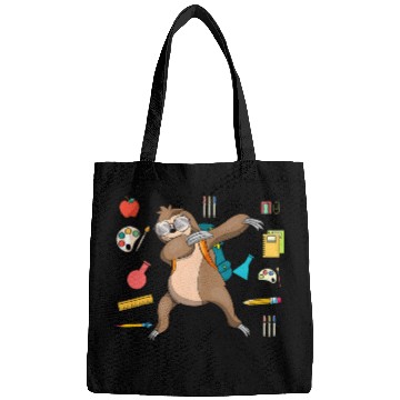 Discover Animal Sloth Lover Kids School Student Funny Dabbings Sloth Bags