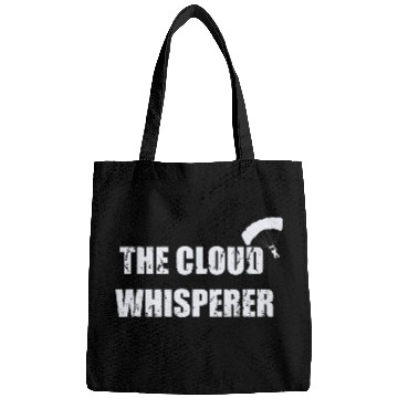 Discover The Cloud Whisperer Funny Parachuting Skydiving Bags