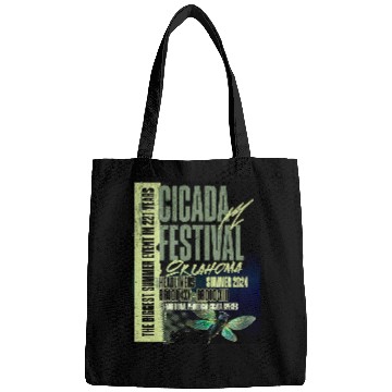 Discover Oklahoma Cicada 2024 Emergence 221 Year Event Bags