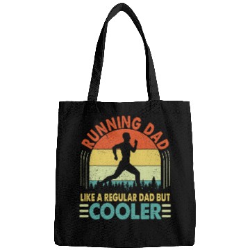 Discover mens running dad 3marathon runner fars day Bags