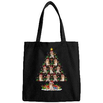 Discover xmass Lights Cavalier King Charles Spaniel Dog Christmas Tree Bags