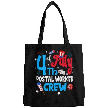 Discover 4th Of July Postal Worker Crew Fireworks Bags