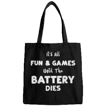 Discover Battery Its All Fun Games Until The Battery Die    Pilot Bags