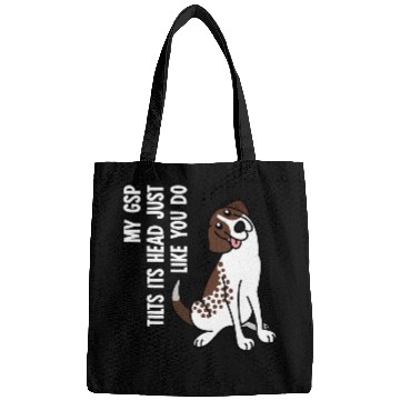 Discover My German Shorthaired Pointer Tilts Its Head Dog Bags