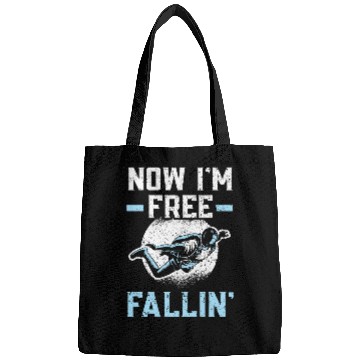 Discover Now Im frees Fallin Skydiver Skydiving Parachuting Bags
