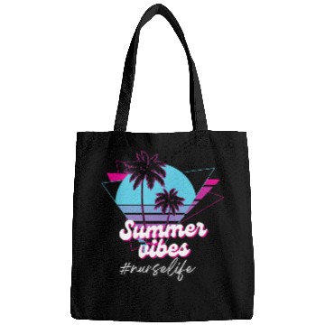 Discover summer vibes nurses life cool nursing student nurses beach RN Bags