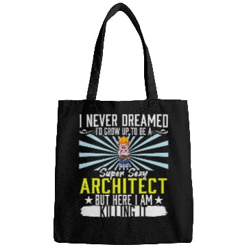Discover Mens Super Sexy Architect Draftsman Dad Technical Draw Bags