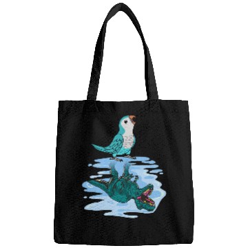 Discover Parrot 2T Rexs Reflection I Blue Monk Parakeet Quaker Bags
