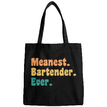 Discover Meanest Bartender Ever Funny Gag Practical Joke Bags