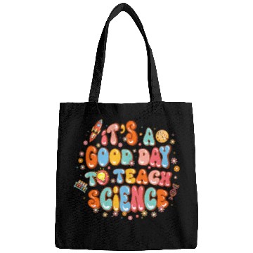 Discover Its a Good Day to Teach Science Teacher Gift Groovy Retro Bags