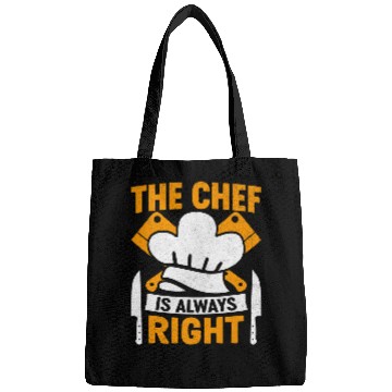 Discover The Chef Is Always Right 2Funny Butcher Culinary Chef Cook Bags
