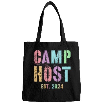 Discover Ever CAMP HOST Est 2024 Camping nurses Intents Captain Bags