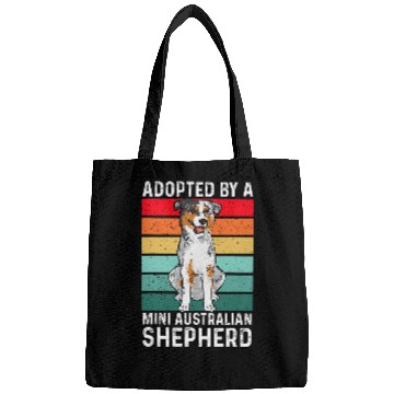 Discover Mini Aussie Adopted By A Miniature Australian Shepherd Bags