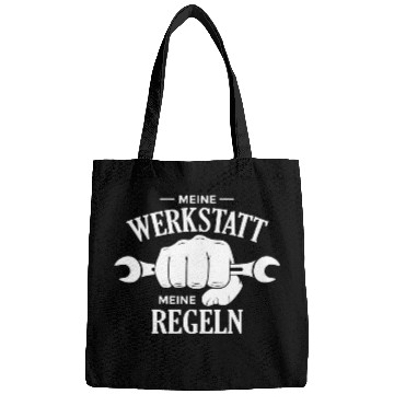 Discover My Workshop Rules Craftsman Mechanic Car Bags