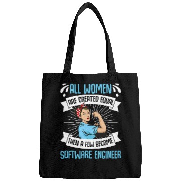 Discover Developer Programmer Women Created Equal Software Engineer Bags