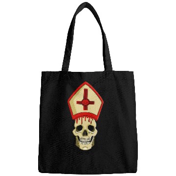 Discover Devil Worship Satanic Pope Bishop Bags