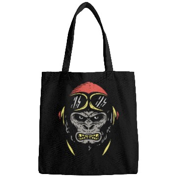Discover Angry Monkey Pilot Furious Gorilla Bags