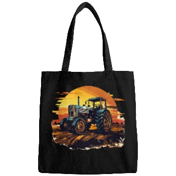 Discover Tractors Farmer 2vintages Sunset Bags