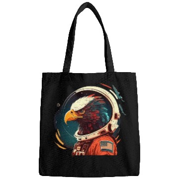 Discover Outer Space Eagle on Galaxy Astronaut Eagle Bags