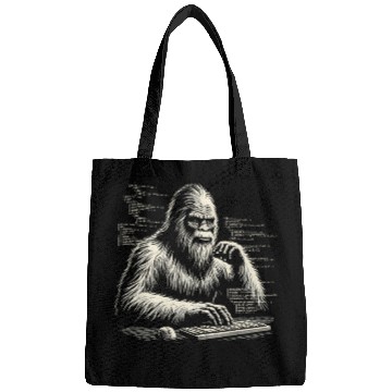 Discover bigfoots Coding Sasquatch Programmer Software Developer Coder Bags