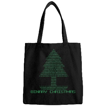 Discover Binary Christmas Humor Coding Coder Christmas Programmer Bags