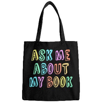 Discover Author ASK ME About MY BOOK Published Writer Signing Event Bags