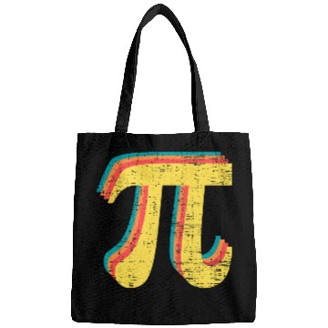 Discover Pi Day 2024 Funny Math Teacher 314 Student Retro Symbol Bags