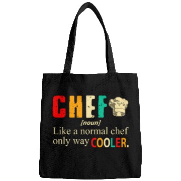 Discover vintages Chef Definition Normal Chef Only Cooler Funny Bob Bags