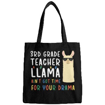 Discover 3rd Grade Teacher Llama Third Grade Teacher Bags