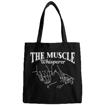 Discover Muscle Whisperer Physical Therapist Rehab Fun Quotes Designe Bags