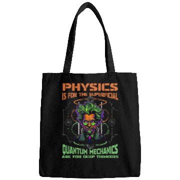 Discover Physicist Cool Science Scientist Quantum Physics Bags