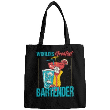Discover Worlds Greatest Bartender Barman Cocktail Bags